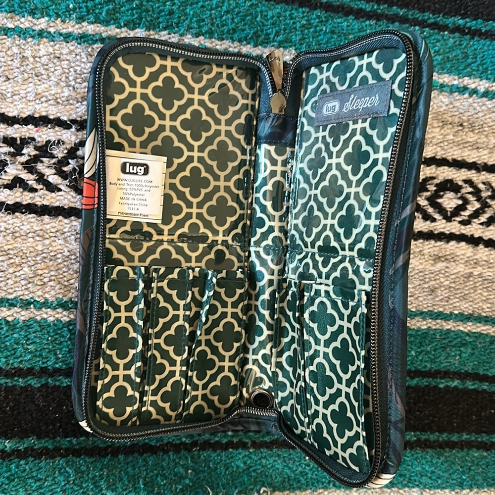 Lug *NWOT* Sleeper Travel Makeup Brush Holder (MISSING DRAWSTRING) - Picture 7 of 12